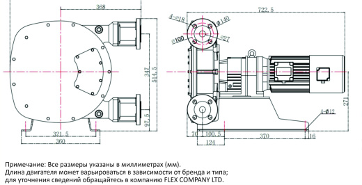Промышленный шланговый насос FX-32