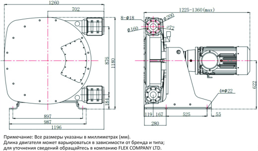 Промышленный шланговый насос FX-80