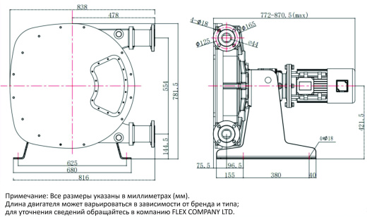 Промышленный шланговый насос FX-50